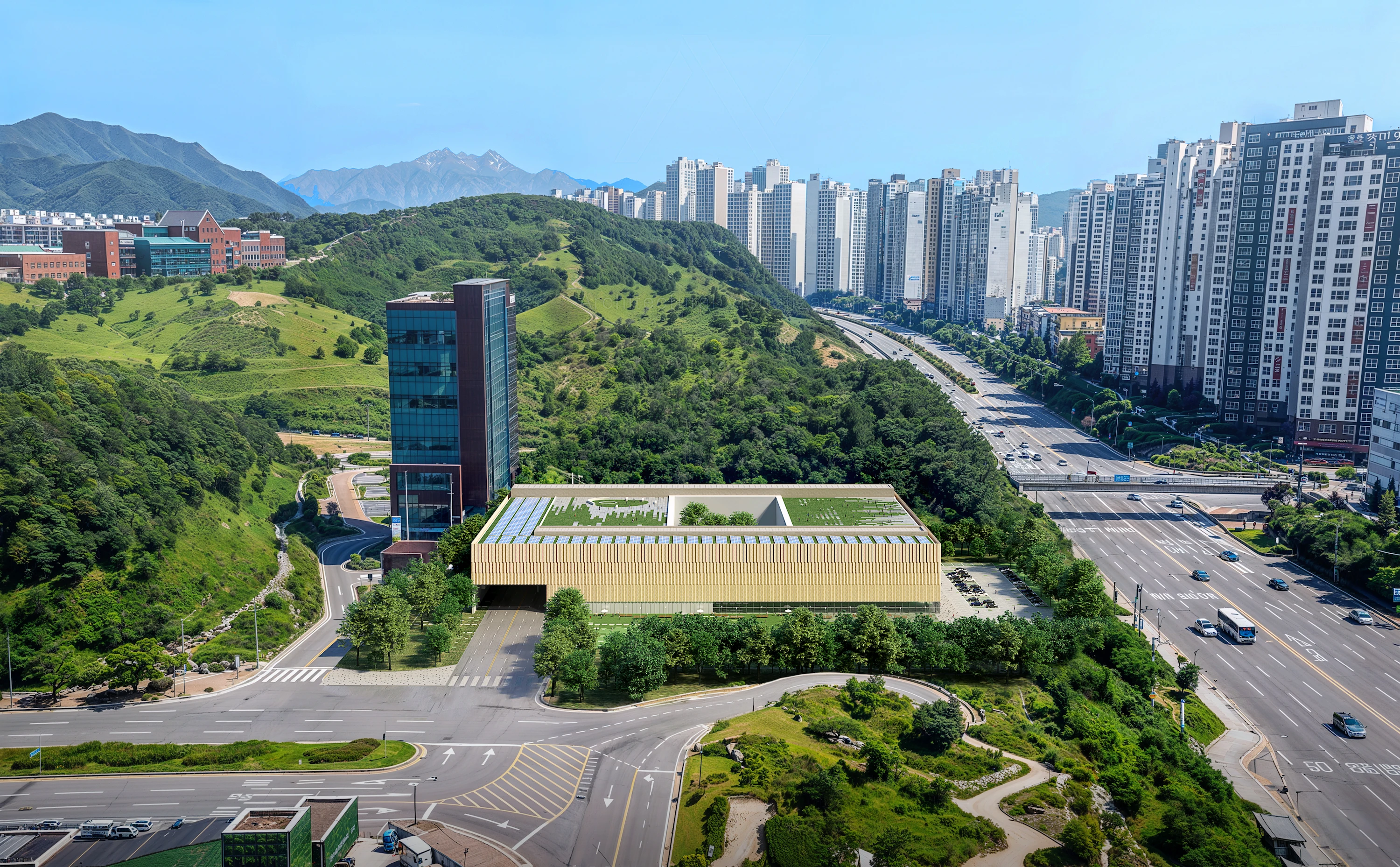 주차타워조감도